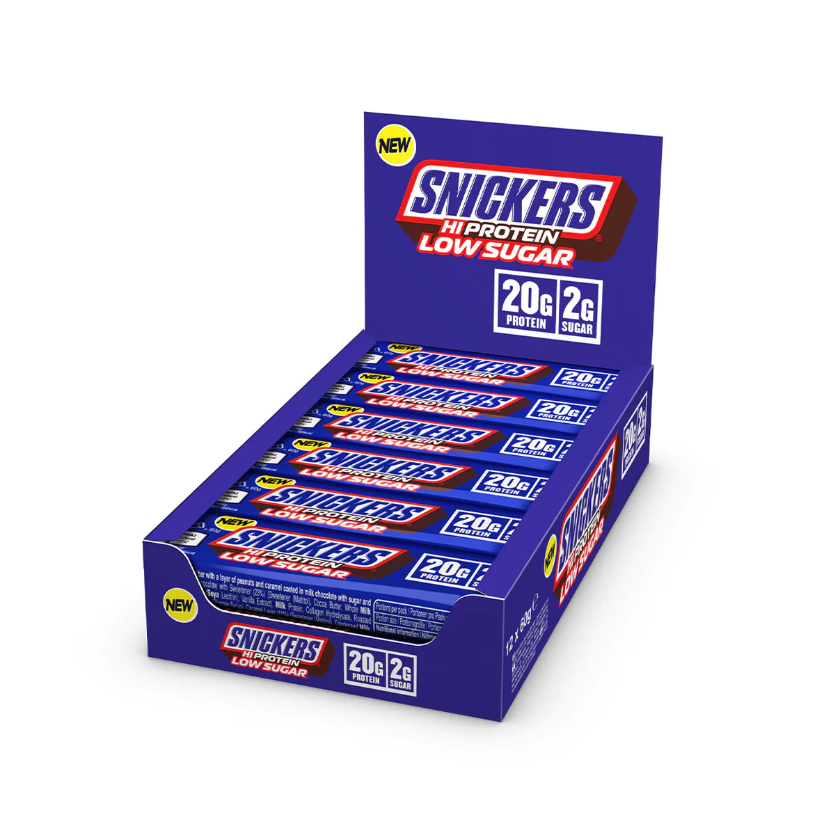 Snickers Protein Bar Milk Chocolate, 12x57 G