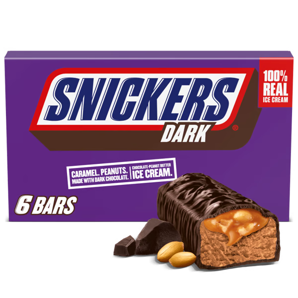 Snickers Dark Low Sugar High Protein Dark Chocolate (12x57g)
