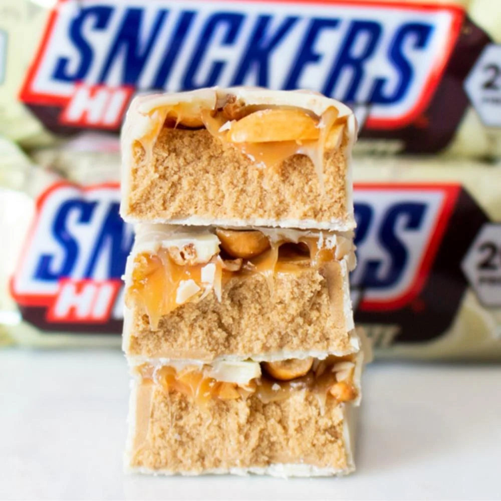 Snickers Protein Bar Low Sugar, White Chocolate 12x57g