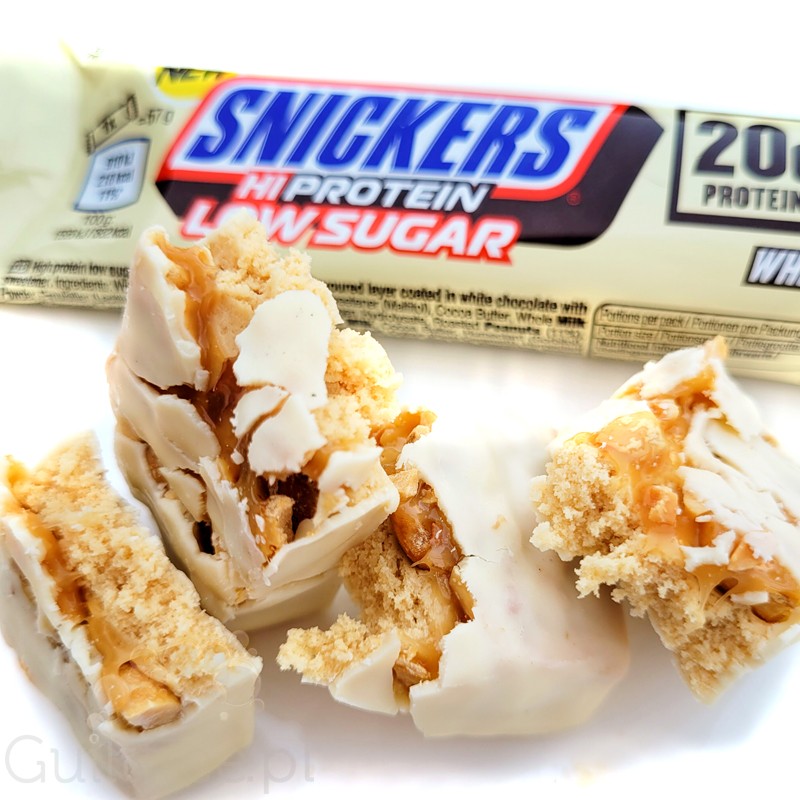 Snickers Protein Bar Low Sugar, White Chocolate 12x57g