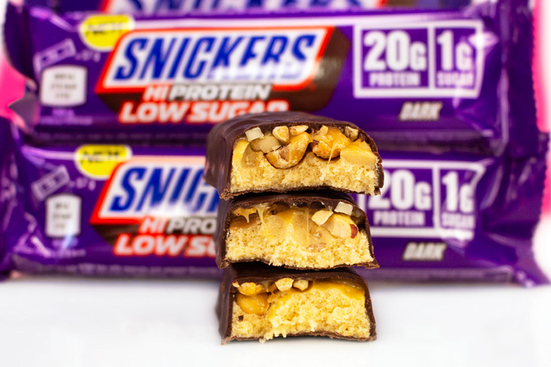 Snickers Dark Low Sugar High Protein Dark Chocolate (12x57g)